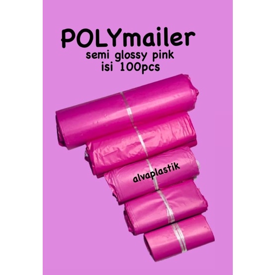 

Plastik POLYMAILER Grosir Pink Plastik Packing POLYMAILER Pink Semi Glossy