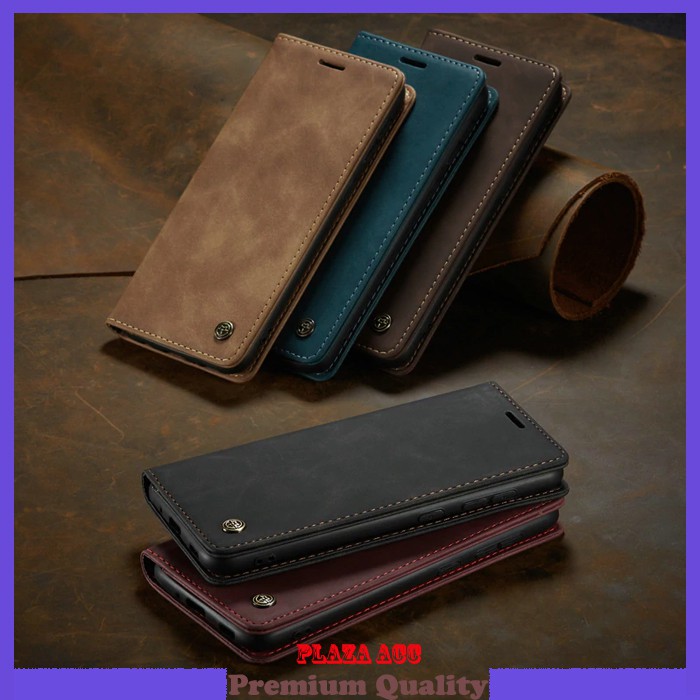 Case Oppo Reno 4 - Casing Oppo Reno 4 Case Original Flip Cover Leather