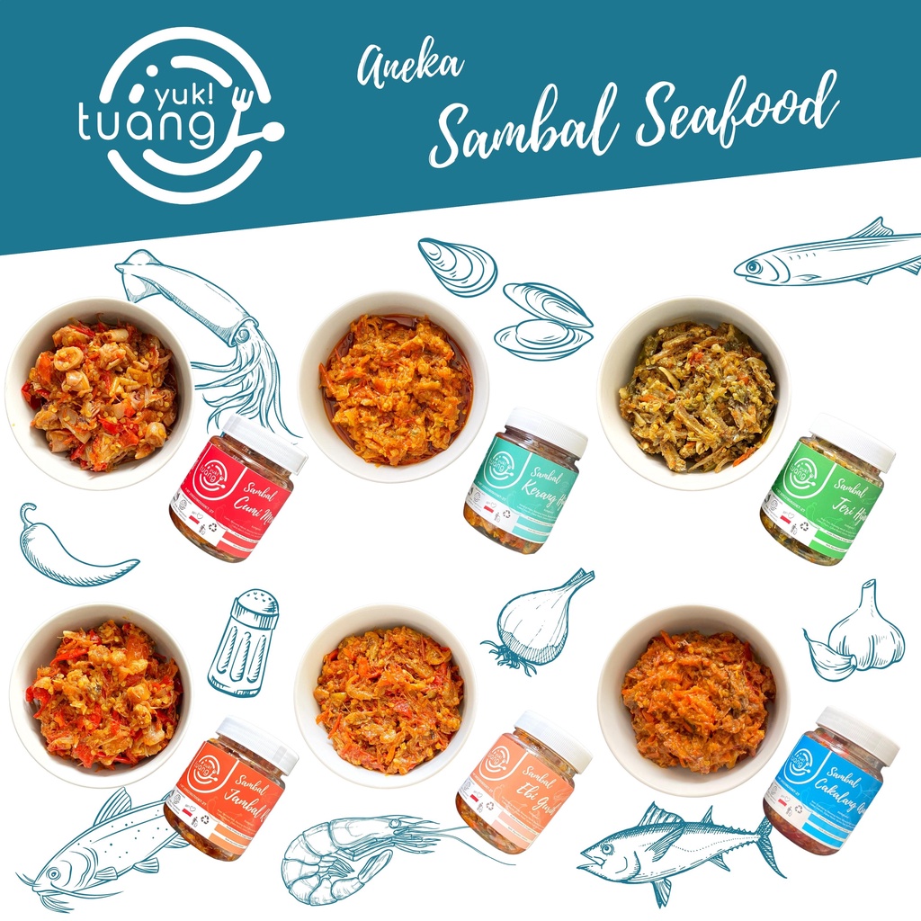 

Aneka Sambal Seafood - Khas Pangandaran / Sambal Seafood / Sambal Rumahan / Sambal Enak / Sambal Pedas dan Gurih