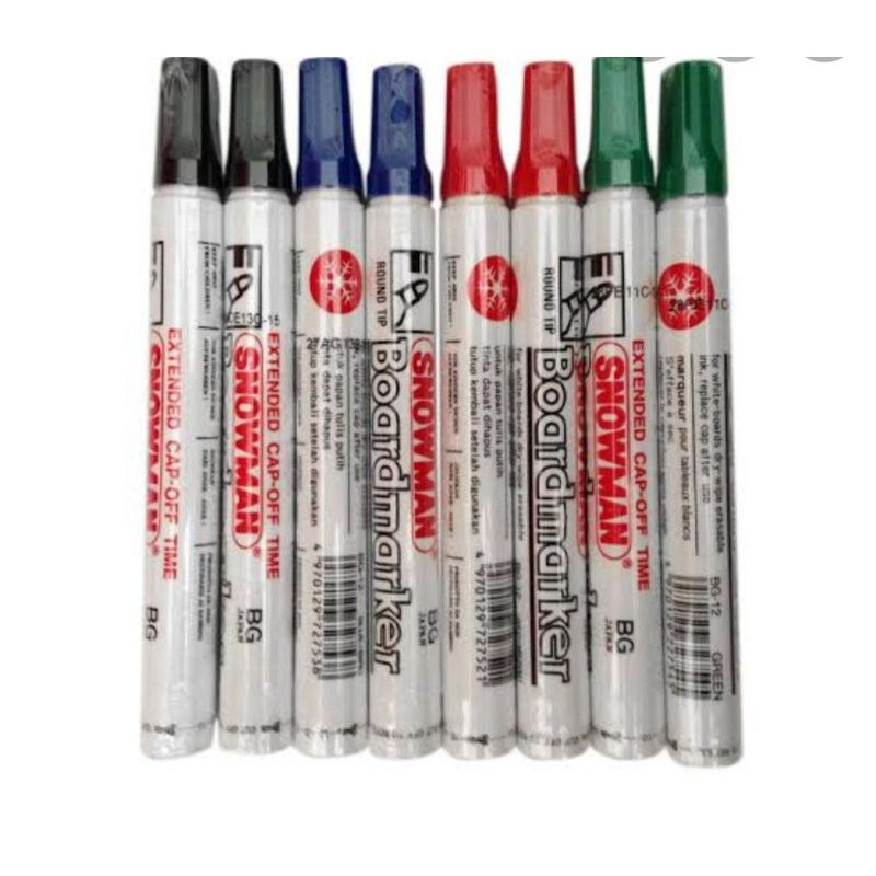 

snowman whiteboard marker