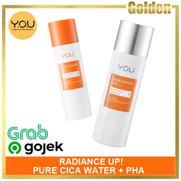 YOU Radiance Up! Pure CICA Water + PHA Gently Exfoliate Essence