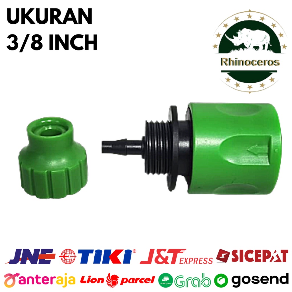 Sambungan Selang Air 3/8&quot; Pompa DC 12V Quick Release Cuci Mobil Motor