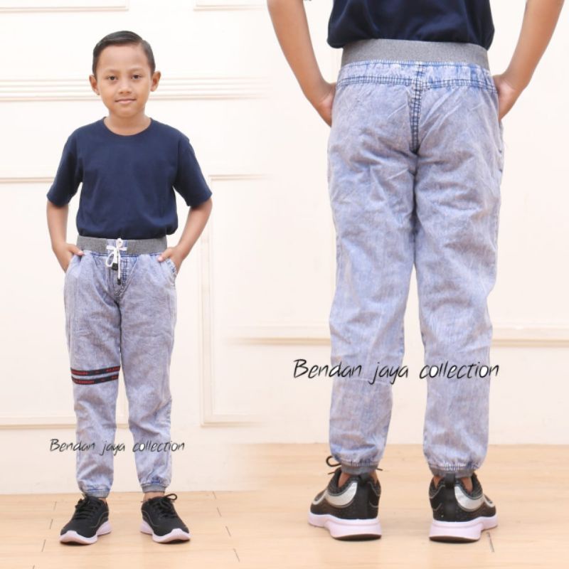 Celana anak softjeans lembut tidak kaku usia 2-12 tahun