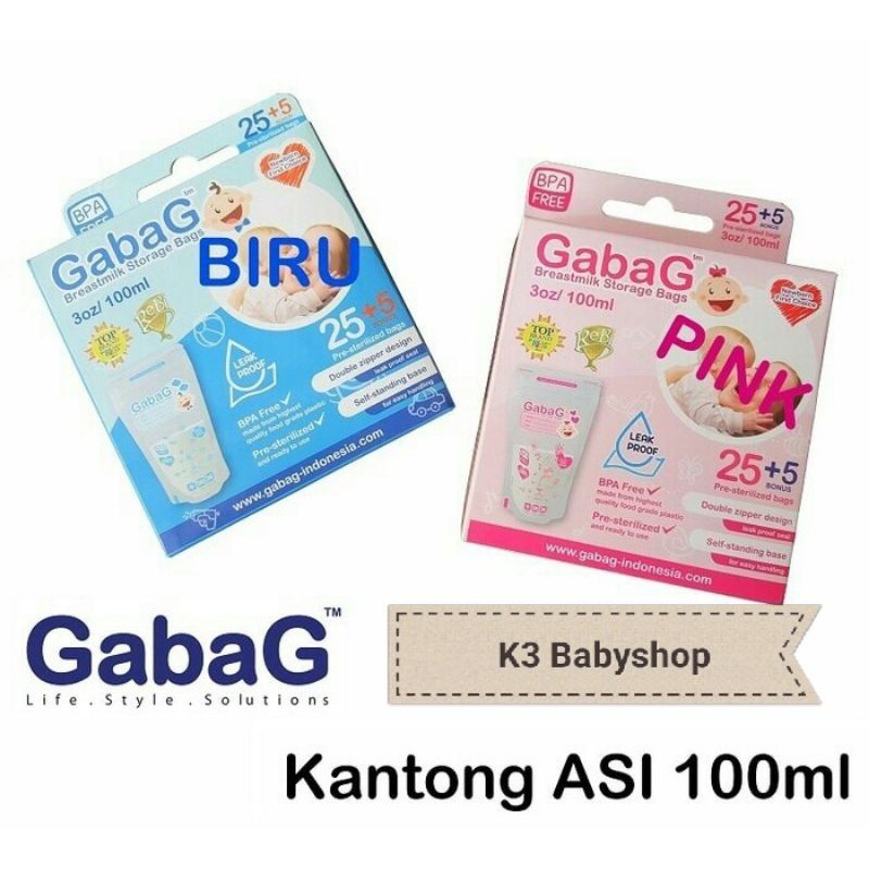 Kantong Asi Gabag 100ml 120ml 150ml plastik asi kantung asip breastmilk storage bags