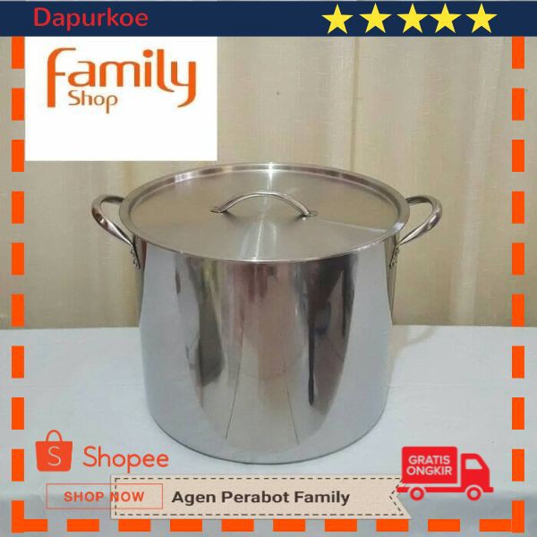 Terlaris SUPRA PANCI TINGGI / STOCK POT SUPRA 30 QT STAINLESS STEEL Elegan