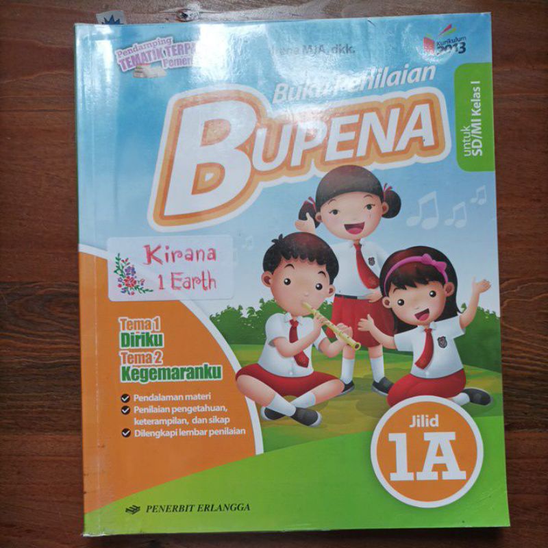 

BUPENA kelas 1 SD 4 JILID A B C D Penerbit Erlangga