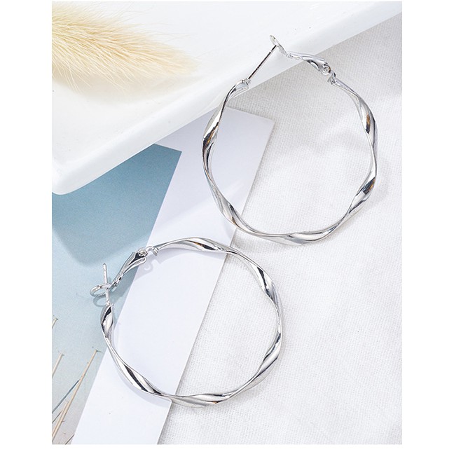 LRC Anting Tusuk Fashion Small Big Hoop Earrings F5446X