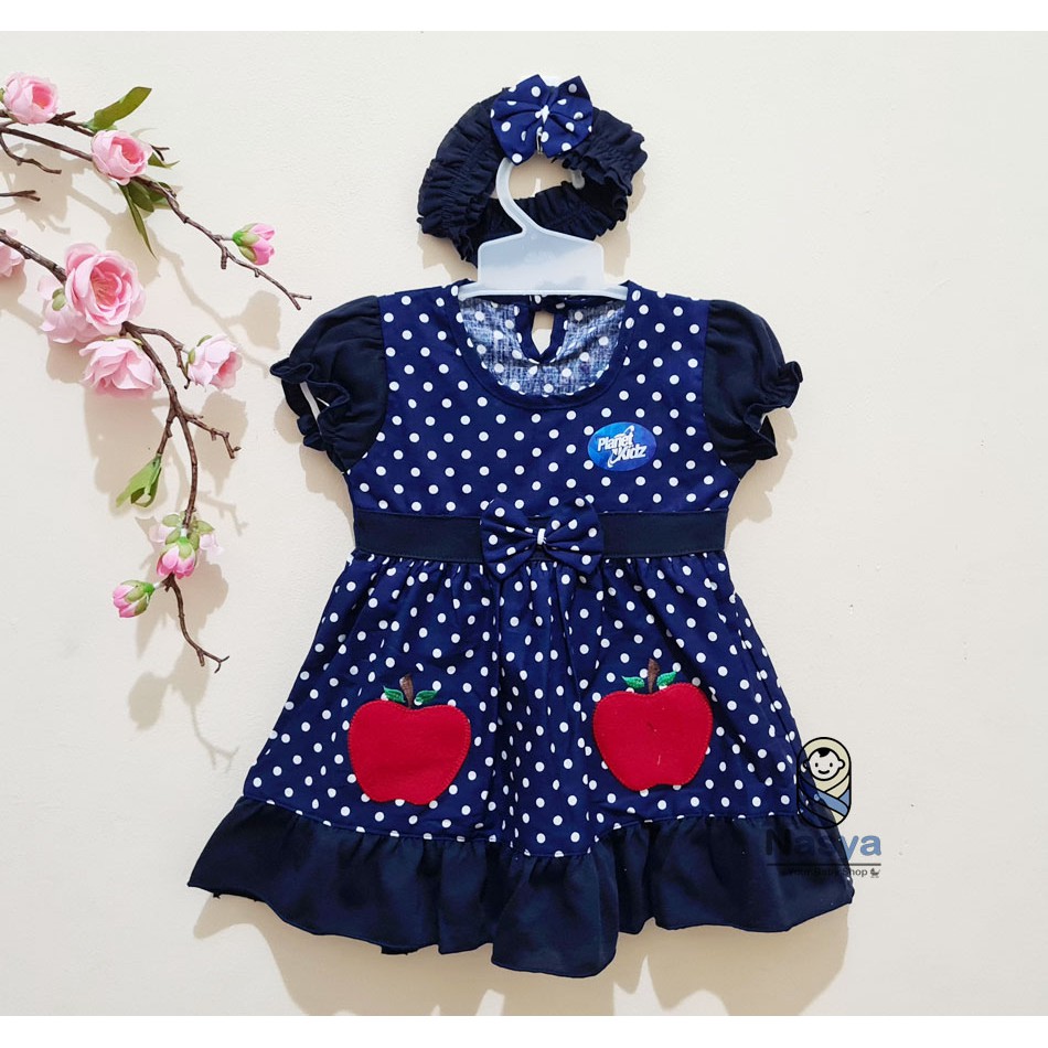 [P-026] Dress Bayi / Baju Bayi Perempuan (0-6 m) motif lucu