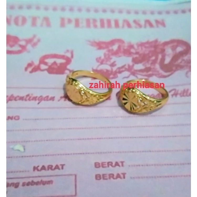 CINCIN COIN LAPIS EMAS 24K BELI 1 GRATIS 1