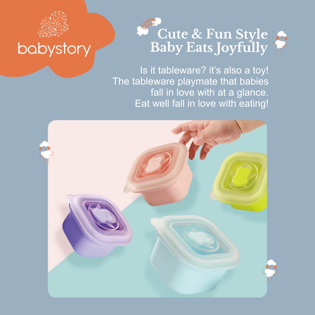 Baby Food Container mpasi wadah mpasi bayi wadah penyimpanan mpasi perlengkapan mpasi