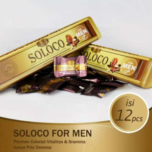 PROMO DISKON Soloco permen soloco sloko sloco penambah stamina pria asli soloco
