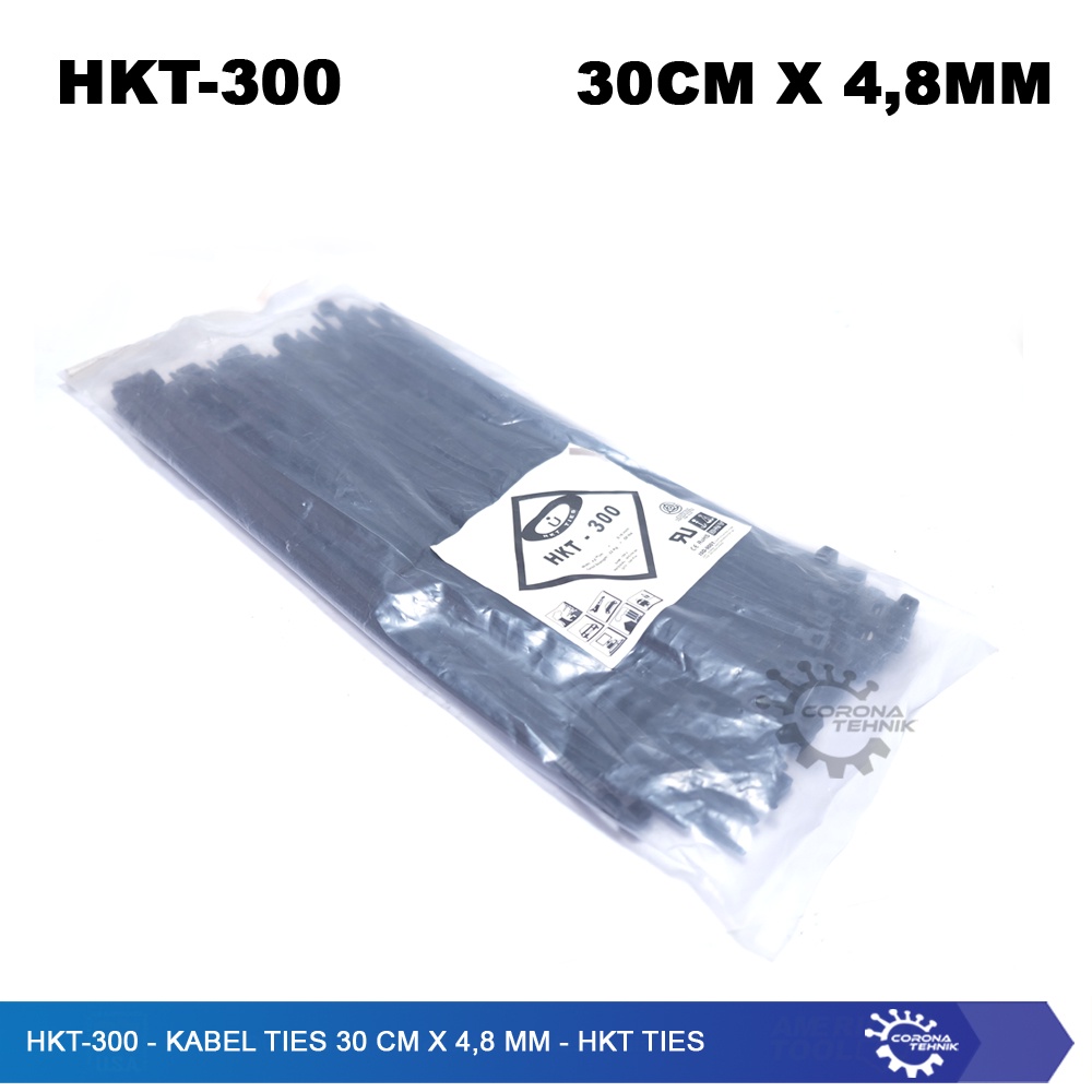 HKT-300 - Kabel Ties 30 cm x 4,8 mm - HKT TIES