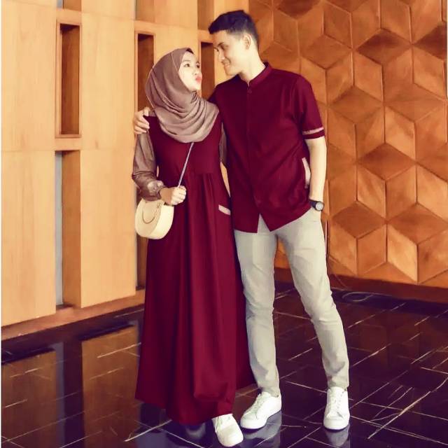  Couple  muslim baju  muslim couple  gamis  couple  Shopee  