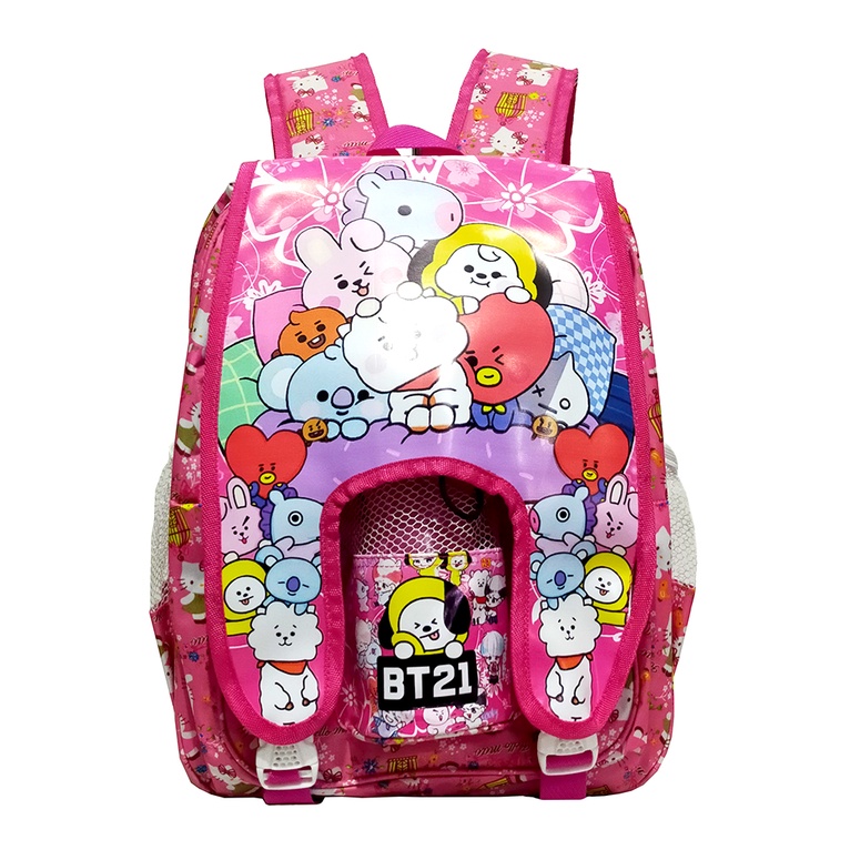 Tas Ransel anak Perempuan Sekolah TK / SD karakter L.O.L - UNICORN - BT21 FREE BOTOL !!!