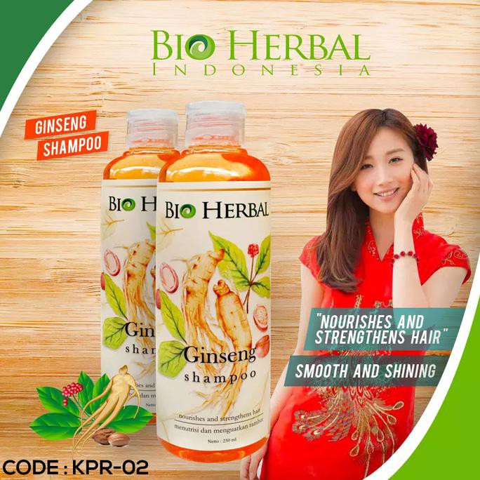 shampoo Bio Herbal - Shampo Ginseng Bpom - Ginseng Shampoo (BIO HERBAL SHAMPOO