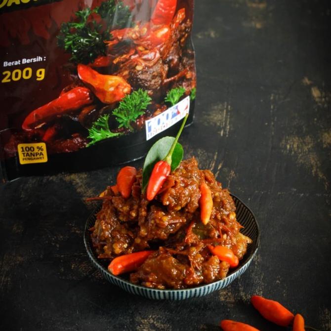 

Oseng Mercon Daging Sapi Sengkel 200 gr