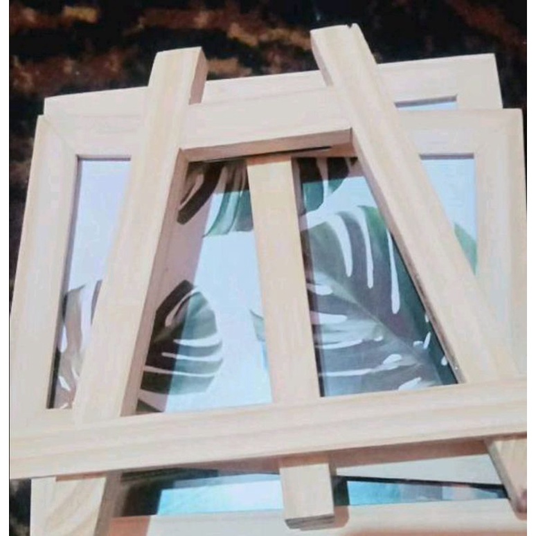 Pigura Kayu 4R 10×15cm / Pigura Foto / Frame Kayu Jati Belanda / Hiasan Dinding