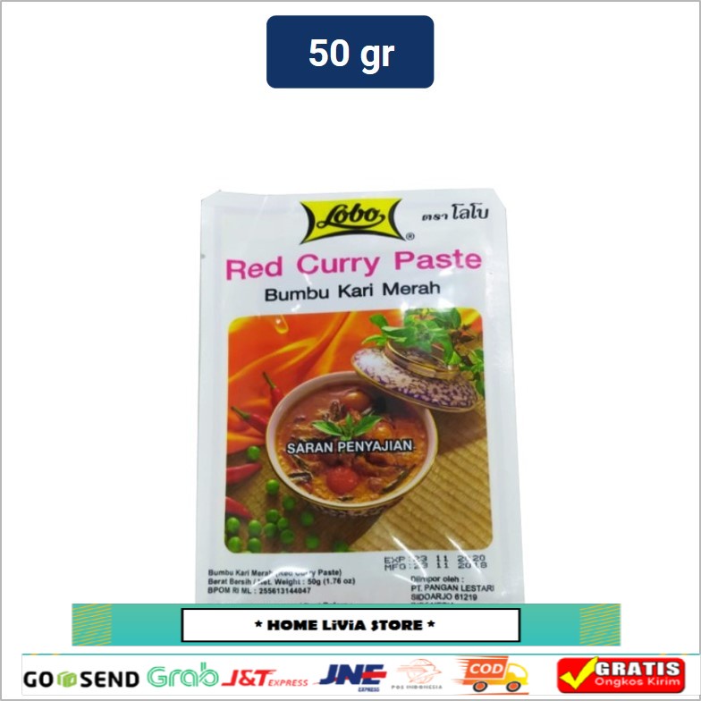 

Lobo Curry Paste Red 50gr