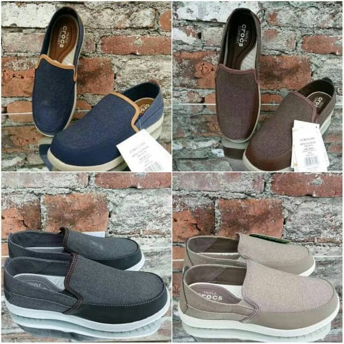 Paling Laris Sepatu Pria Crocs Santa Cruz Deluxe Premium