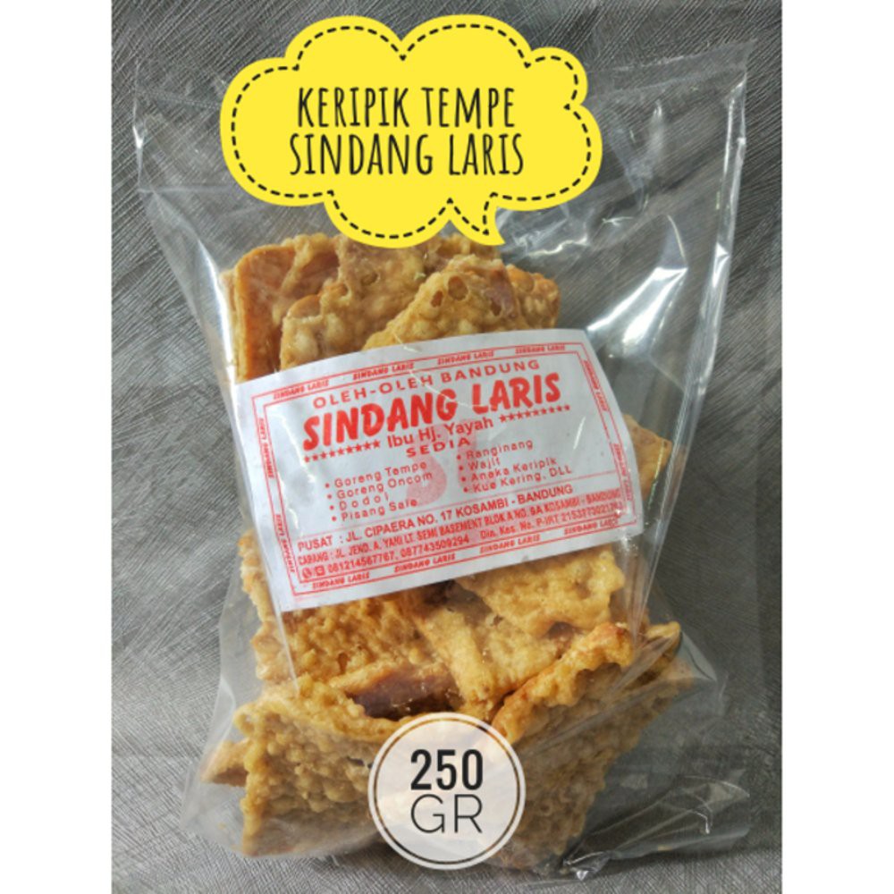 

Promo KERIPIK TEMPE SINDANG LARIS DARI KOSAMBI BANDUNG PALING LEGENDARIS Berkualitas