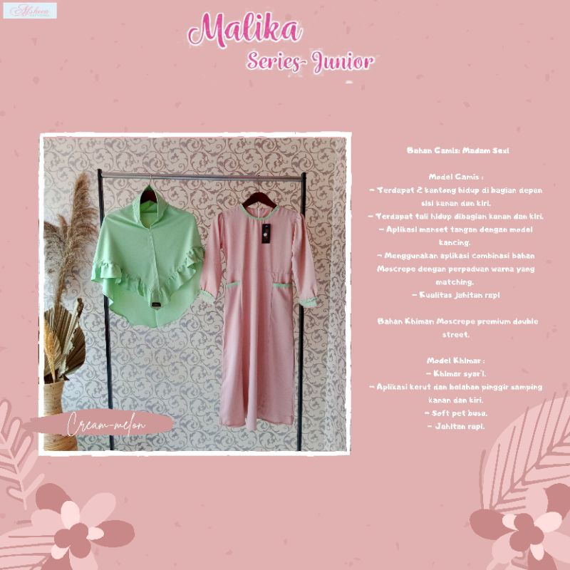 Afsheen || Malika Set gamis anak