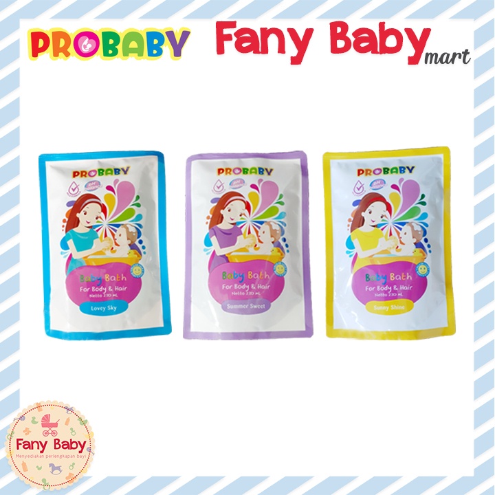 PROBABY BATH POUCH 230ML (REFILL)