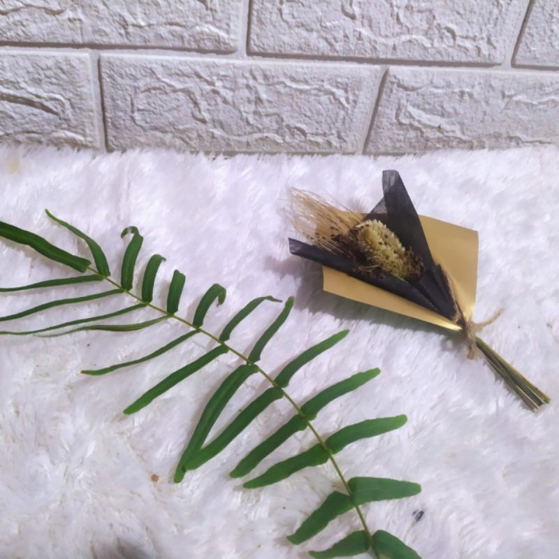 MINI BUKET BUNGA KERING AESTHETIC