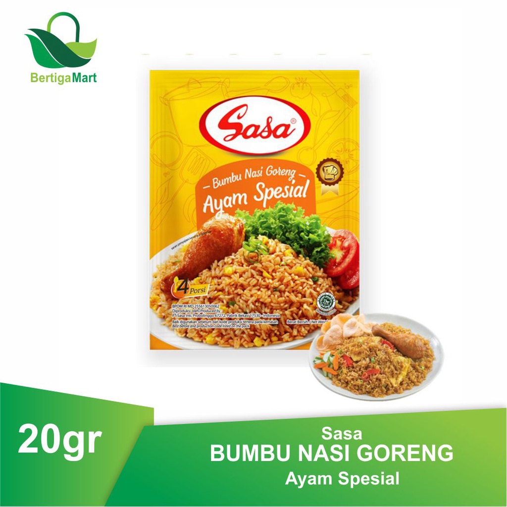 

Sasa Bumbu Nasi Goreng All Varian 20gr