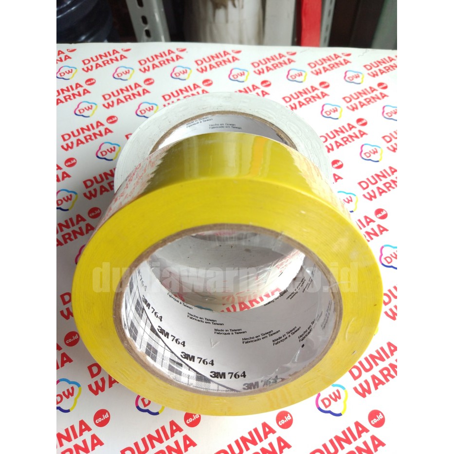 

3M Vinyl Floor 764 Yellow Marka Garis Lantai Lakban Kuning Pembatas Tanda Line 5cm x 33m ROLL