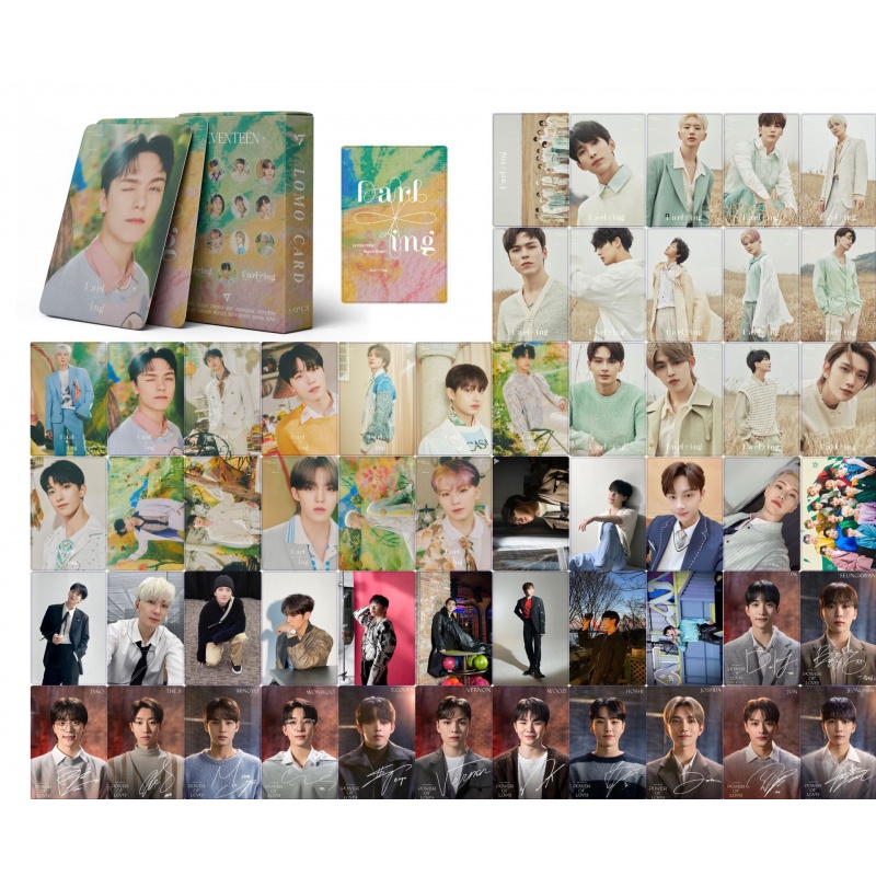 55pcs Kartu Lomo Foto Kpop Seventeen Album