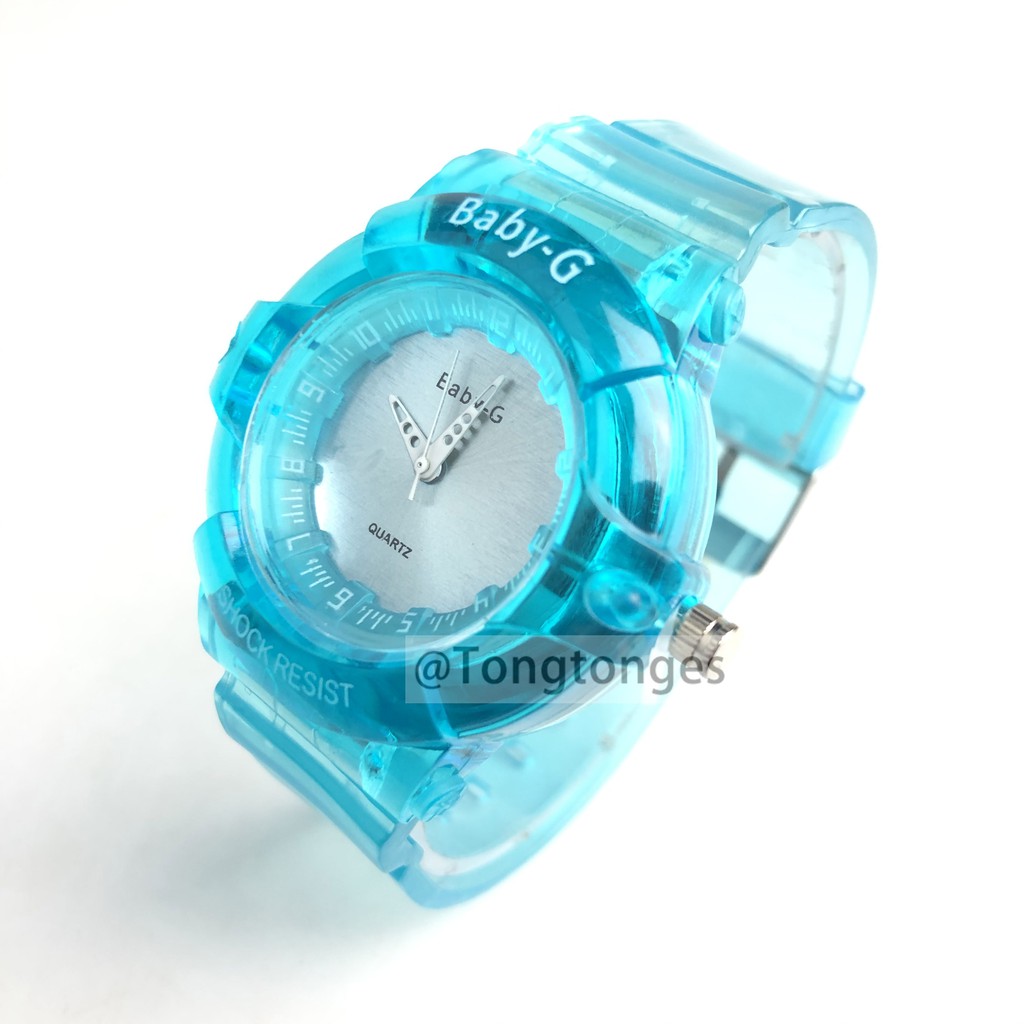 COD JAM TANGAN WANITA RUBBER MAGNET MURAH CASIO BABY G TRANSPARANT IMPORT GROSIR MURAH G-SHOCK A26