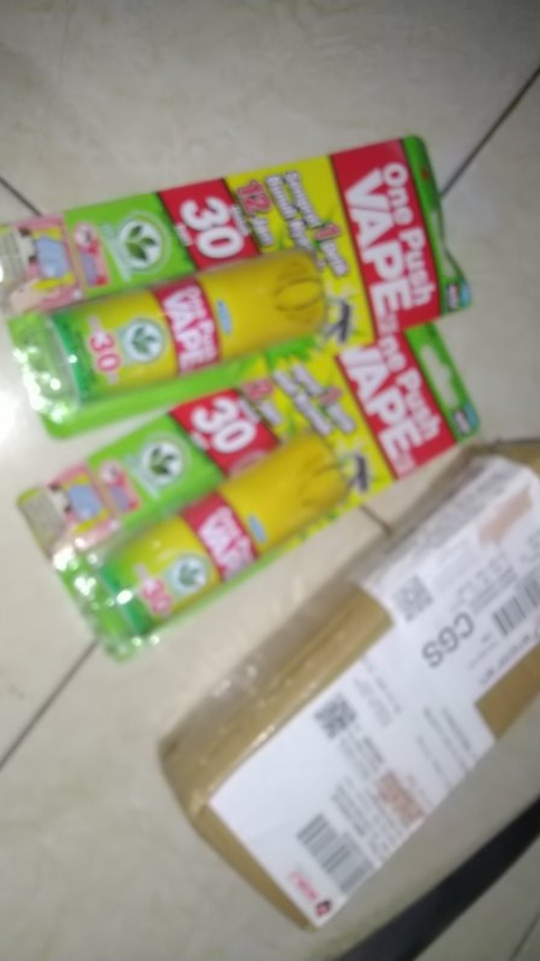 Fumakilla One Push Vape 30hari/green Tea