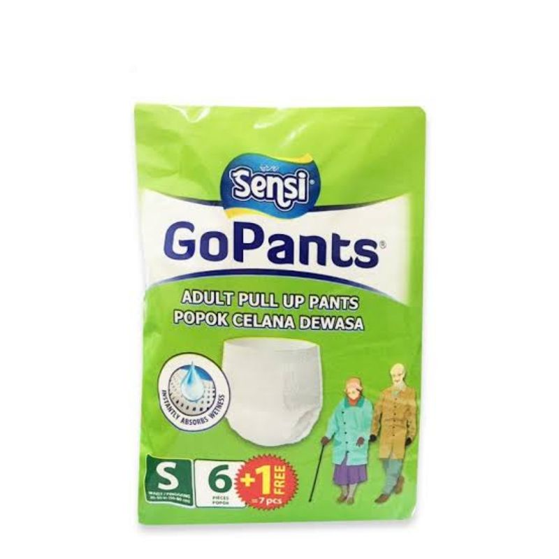 Sensi GoPants S6/M5/L4/XL3 | Popok Celana Dewasa