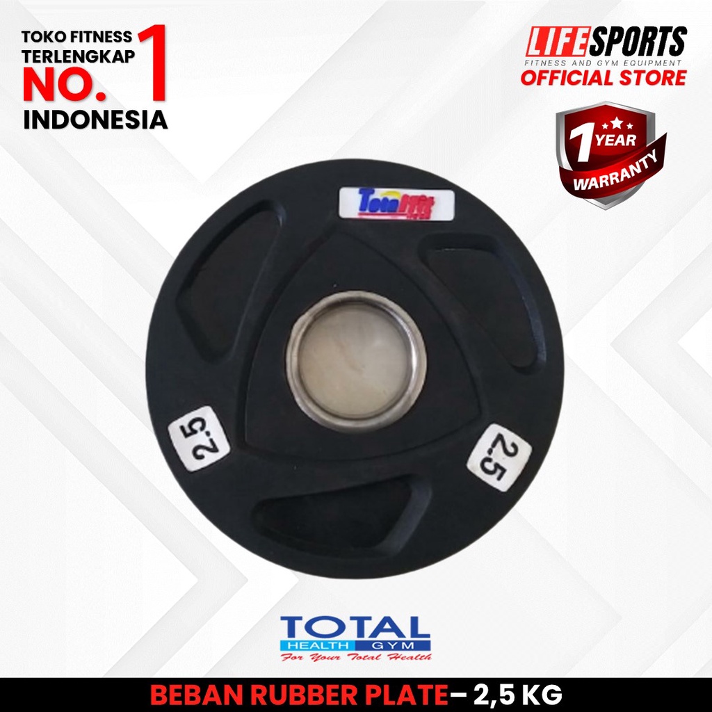 Jual Total Health Gym New Alat Olahraga Sport Latihan Beban Fitness Gym Beban Rubber Plat