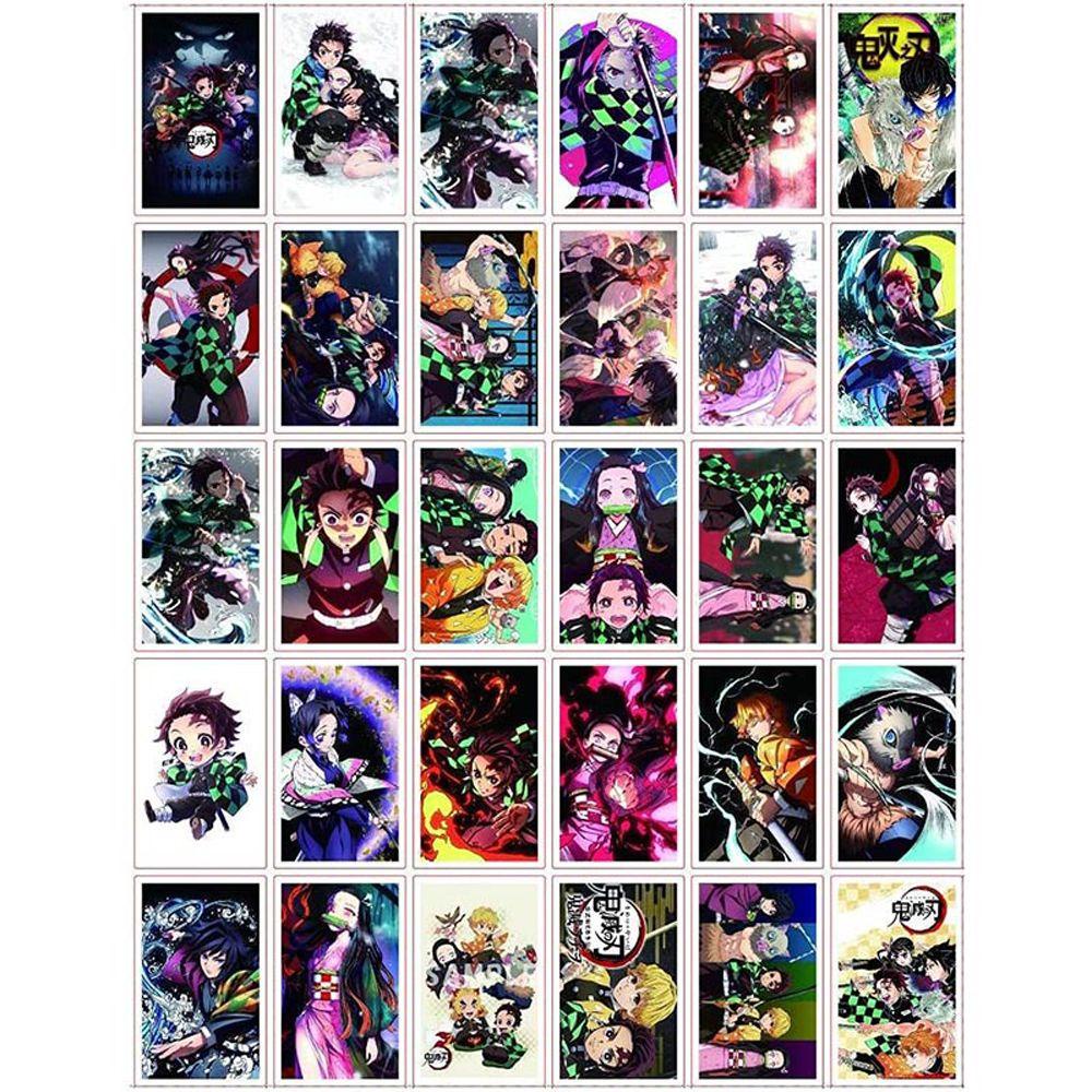 Mxbeauty Postcard Tahan Air Tahan Lama Kamado Tanjirou Demon Slayer Karakter Anime Koleksi Kado Foto Card