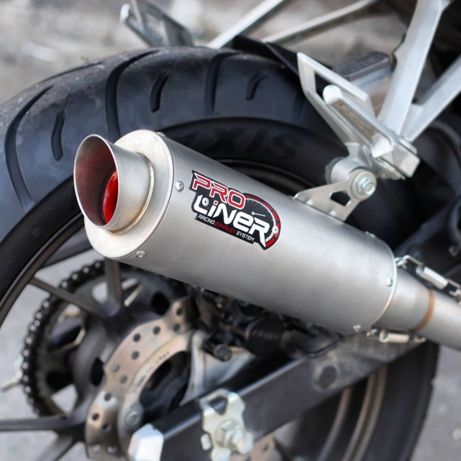 knalpot proliner tr1 r long r15 v1 v2 v3 cbr 150 gsx 150