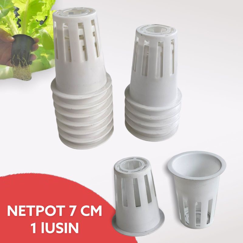 Netpot putih 7cm