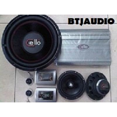 Diskon PAKET AUDIO MOBIL SQ 1 BRAND by CELLO (DENMARK TECHNOLOGY)