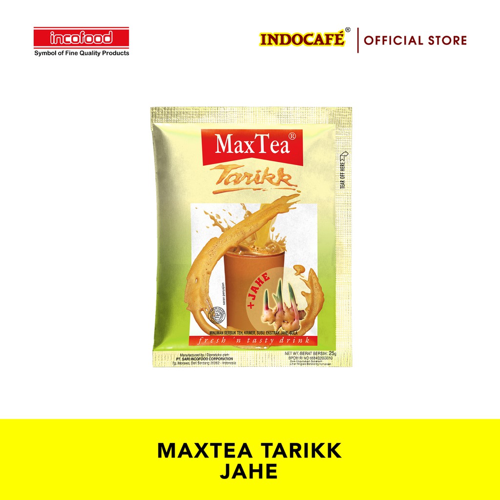 MaxTea Tarikk Jahe (5 sachet)