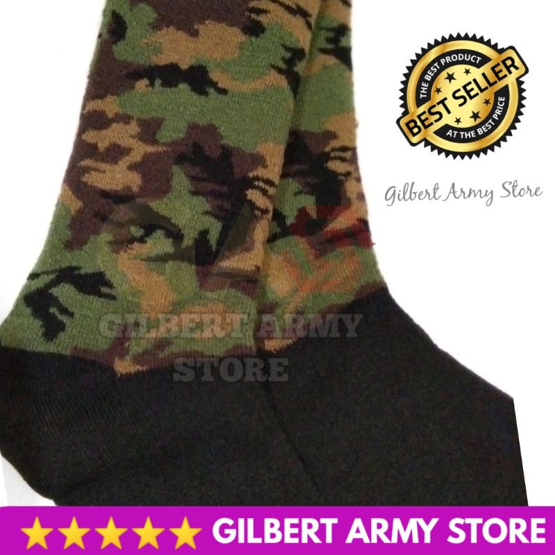 Grosir Kaos Kaki Loreng  PDL Tni Tebal Gilbert Army Store Kaos Kaki Motif Army Terbaru Murah