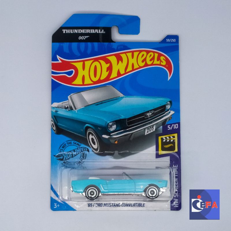 HOTWHEELS - '65 FORD MUSTANG CONVERTIBLE