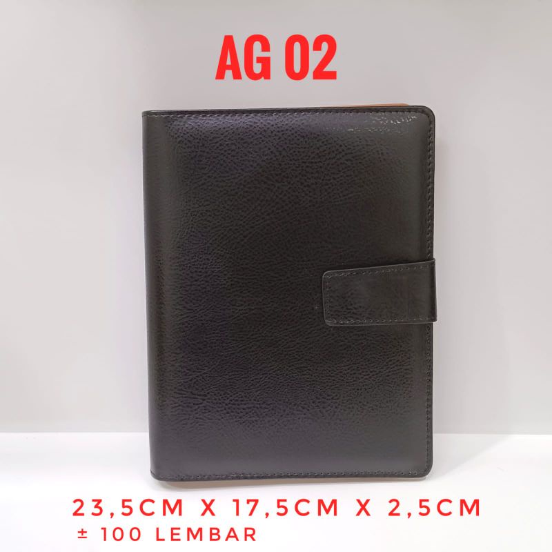 Ag 02, ag02 agenda kulit binder, agenda souvenir, block note binder, note book binder, agenda kulit sintetis, agenda A5