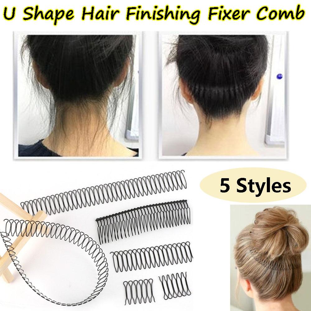 Preva U Shape Hair Finishing Fixer Comb Mode Mudah Digunakan Invisible Bahan Tahan Lama Jinak Rambut Bayi