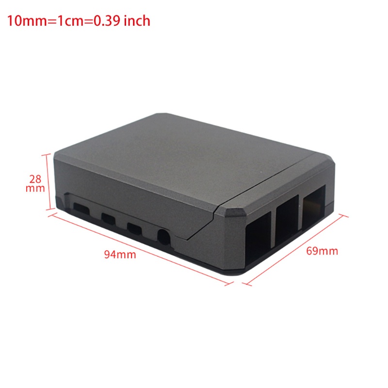 Btsg Raspberry Pi4 Untuk Case Bahan Aluminium Alloy Untuk Case Raspberry Pi Simple Removable