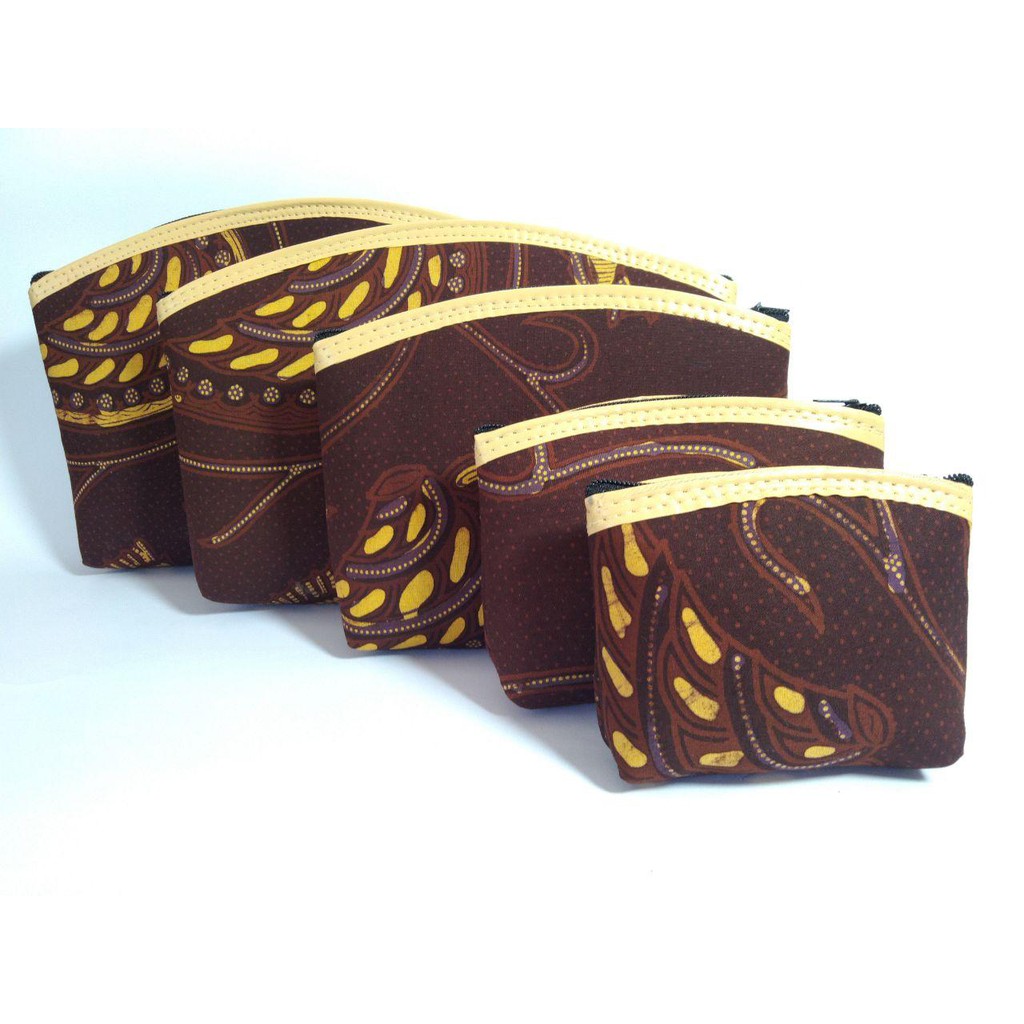 DOMPET BERANAK 5 KHAS JOGJA-BATIK MURAH-BATIK WANITA-KAIN PERCA-DARI KAIN PERCA-KAIN PERCA MURAH-KARTU-KOIN