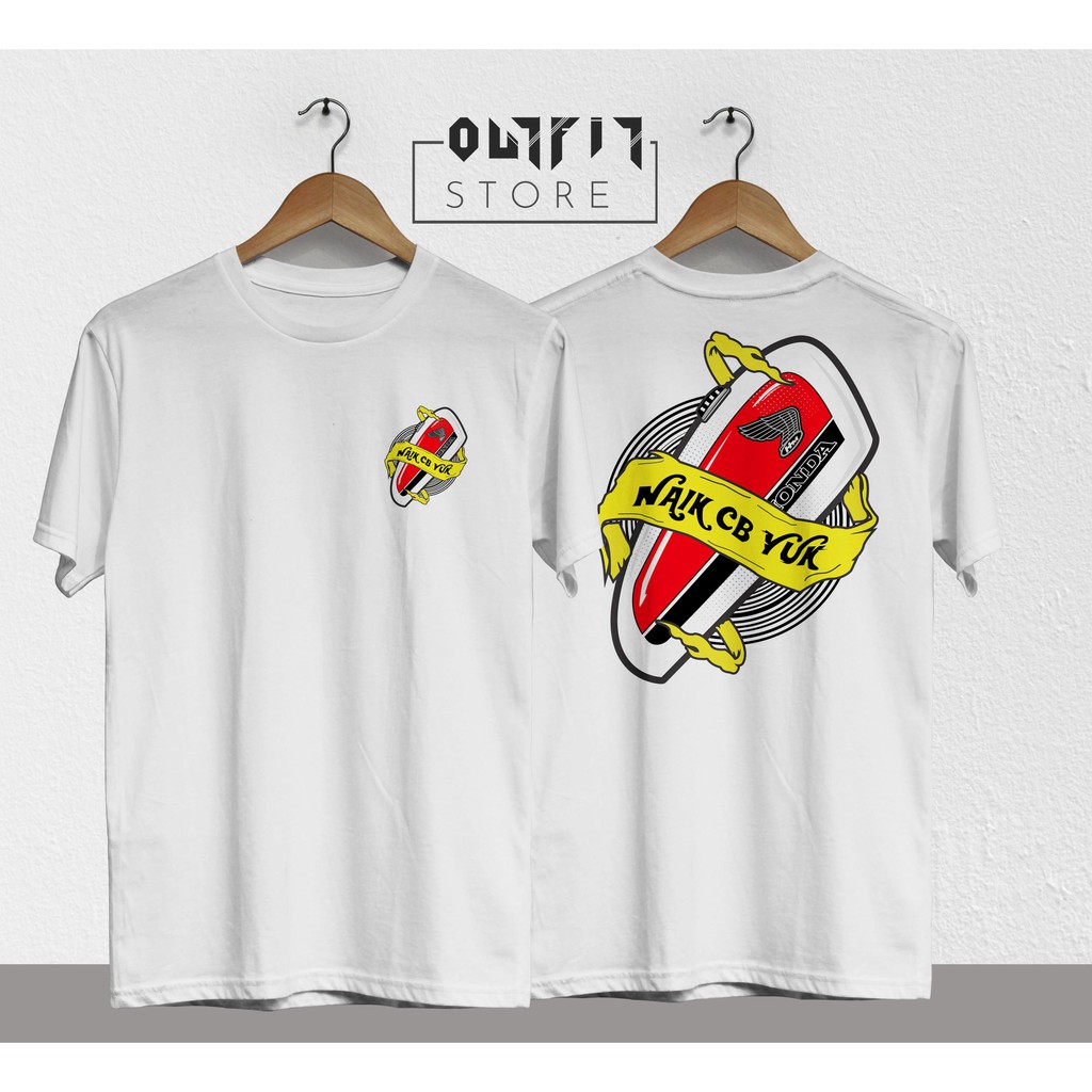 Kaos HONDA NAIK CB Yuk CB GL MP TIGER Terlaris - OUTFIT