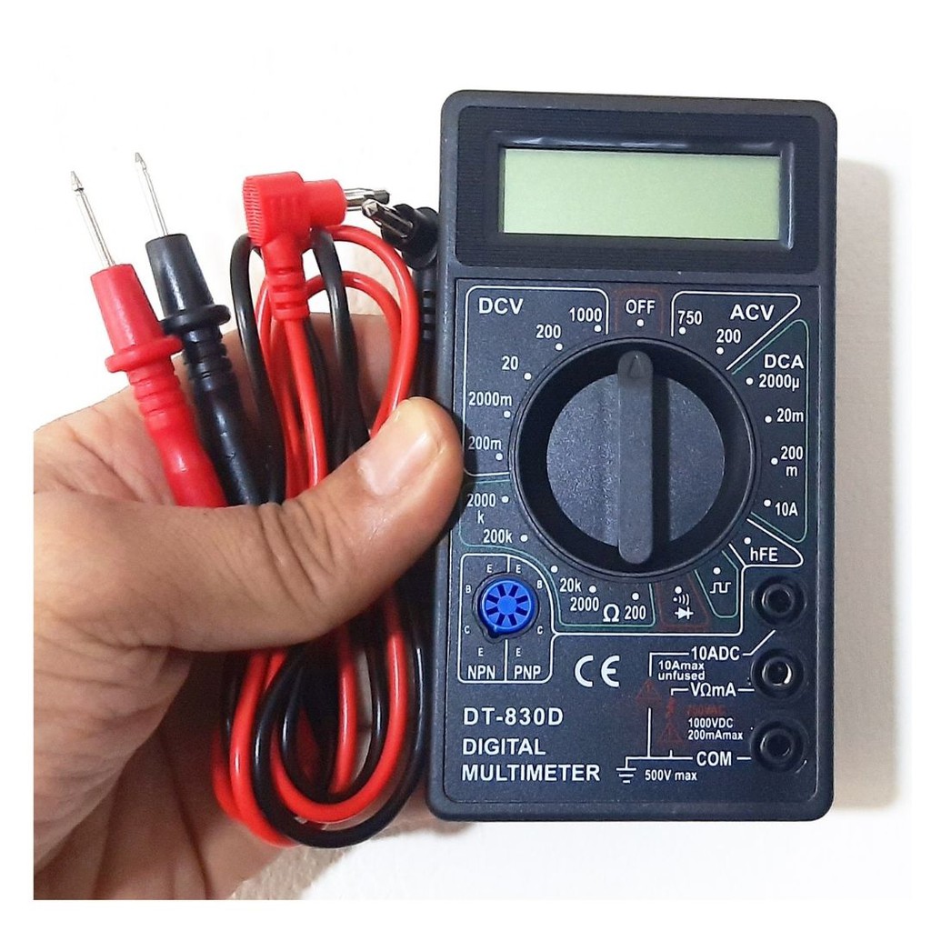 Multimeter Digital LCD Serbaguna Ampere Volt Ohm Tester 111147