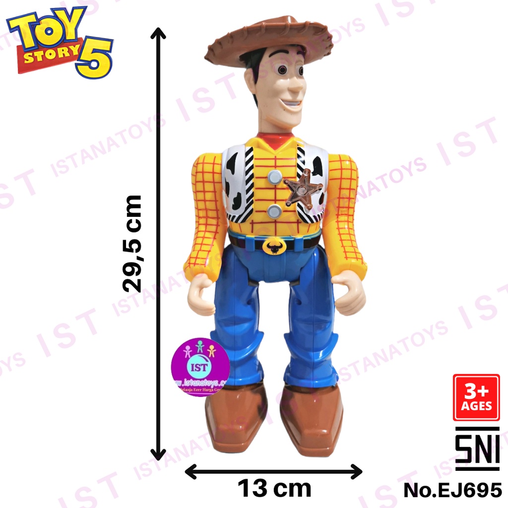 MWN Robot Sheriff Woody Baterai