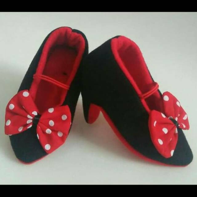 Sepatu heels bayi(minimouse)