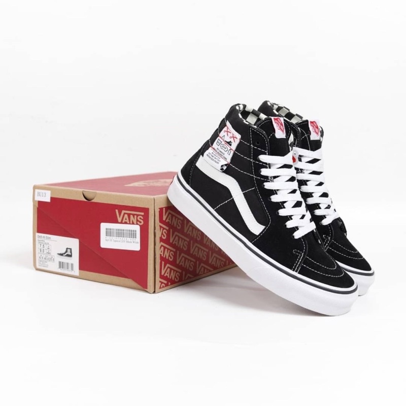 SK 8 HI TAPERED DIY BLACK WHITE/VANS/SNEAKERS